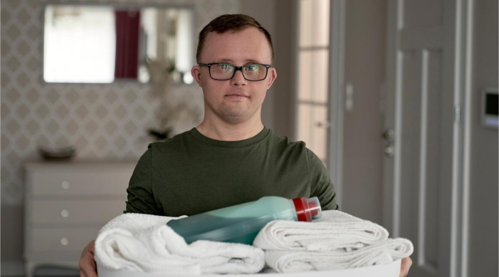 man with down syndrome
